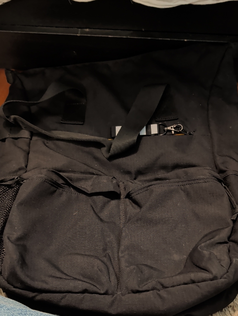 IKEA Black and Yellow Organizer Backpack